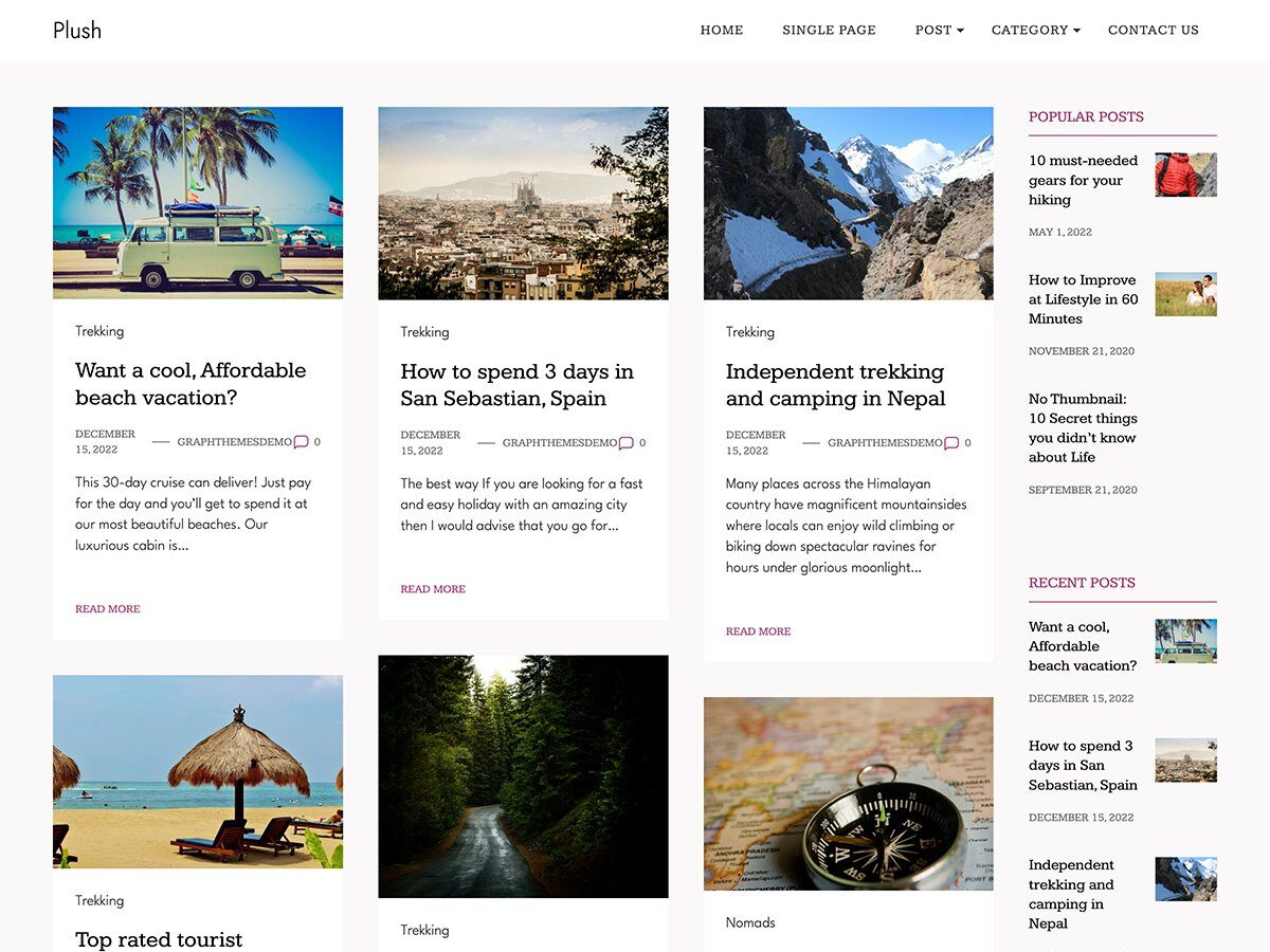Plush WordPress Theme