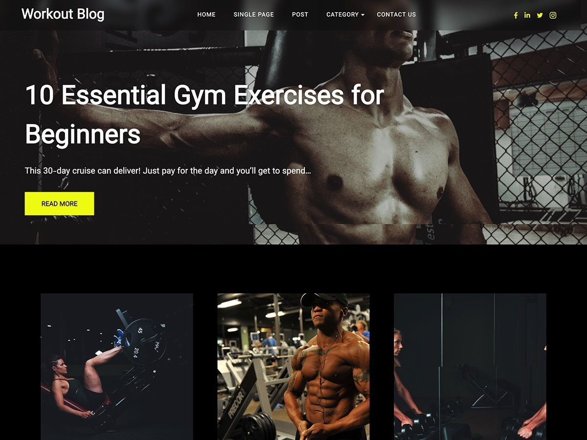 Workout Blog